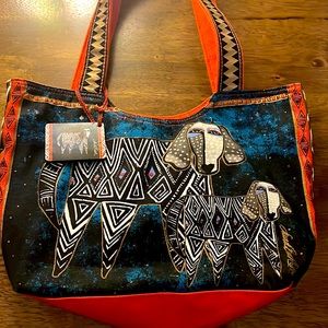🔺🔺🔺SOLD🔺🔺Laurel Burch Trippy Hippie Dog Bag